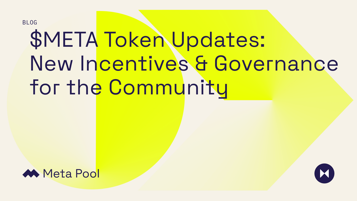 $META Token Updates: New Incentives & Governance for the Community