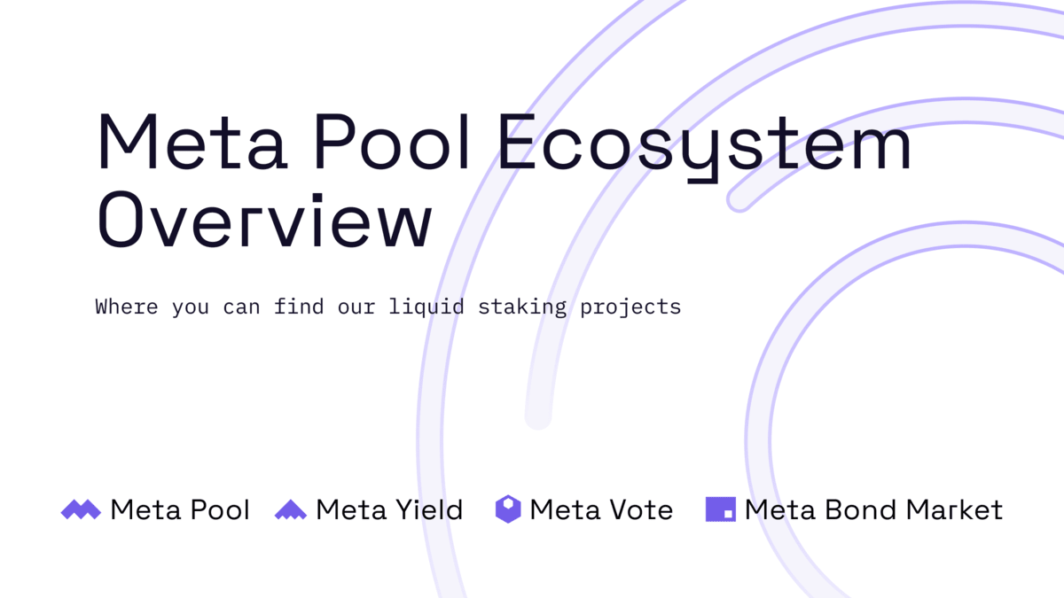 Meta Pool Ecosystem Overview