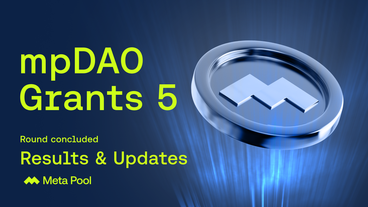mpDAO Grants #5 — Results and Governance Updates