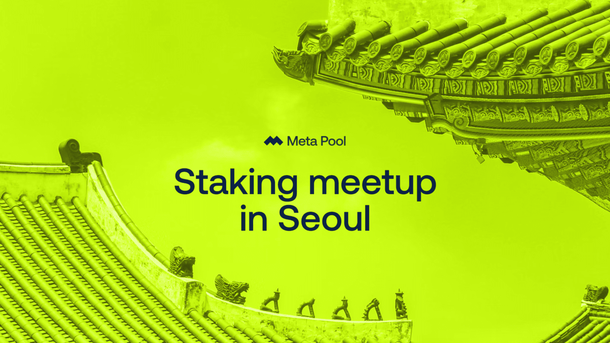 Meta Pool Connects with the NEAR Community in Korea